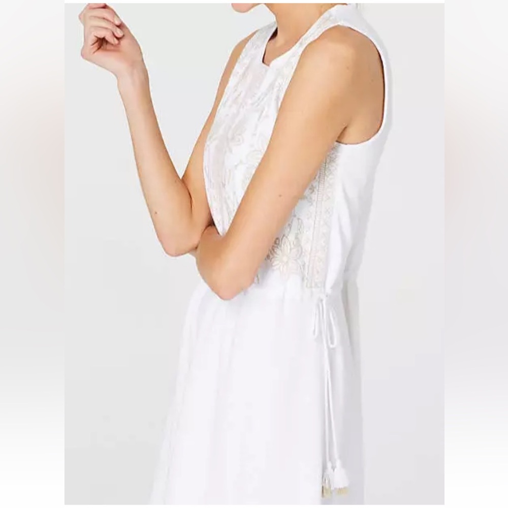 J.Jill Luxurious Embroidered Side-Tie Knit‎ Dress size Small - Picture 4 of 16